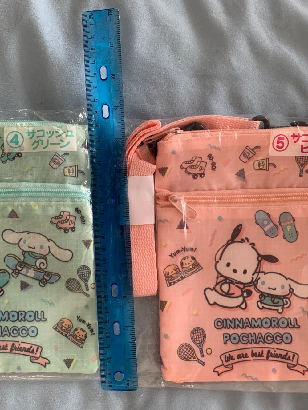 Sanrio Cinnamoroll Pochacco Sacoche Bags Lot of 2